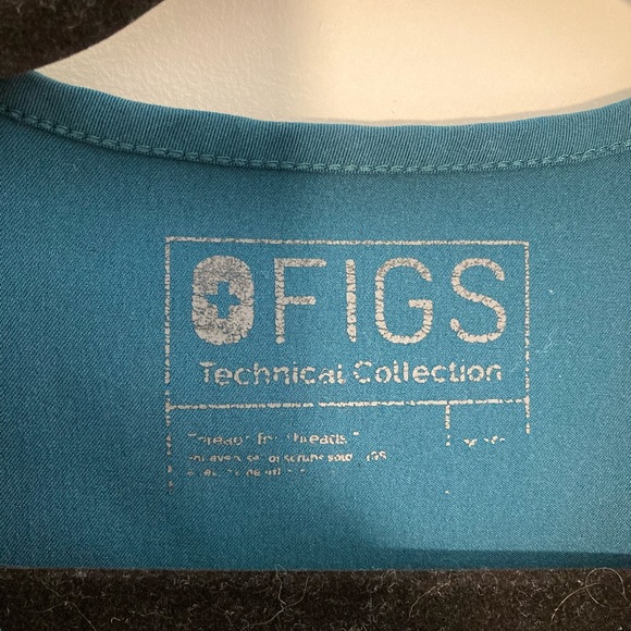 Figs Tops Figs Caribbean Blue Top Poshmark